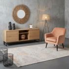 handgeknüpfter Orienteppich Eterno aus Indien Maß 181x121 cm