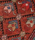 handgeknüpfter Orienteppich Kazak aus Kaukasus Maß 205x120 cm