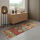 handgewebter Kelim Ghazghar aus Afghanistan Maß 242x76 cm