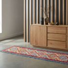 handgewebter Kelim Ghazghar aus Afghanistan Maß 302x61 cm