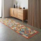 handgewebter Kelim Ghazghar aus Afghanistan Maß 295x68 cm