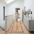 handgewebter Kelim Ghazghar aus Afghanistan Maß 273x71 cm