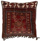 handgeknüpfter Orienteppich Turkeman aus Afghanistan Maß 45x44 cm
