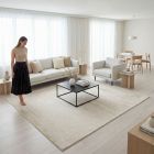 handgewebter Teppich mit Flor Eterno-Basic aus Indien Maß 300x249 cm