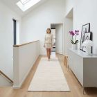 handgewebter Teppich mit Flor Eterno-Basic aus Indien Maß 294x80 cm