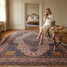 handgeknüpfter Orienteppich Keschan aus Persien Maß 410x290 cm