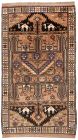 handgeknüpfter Orienteppich Kurdi aus Persien Maß 186x113 cm
