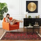 handgeknüpfter Orienteppich Derbent aus Dagestan Maß 204x123 cm