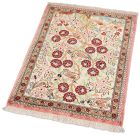 handgeknüpfter Orienteppich Ghom aus Persien Maß 78x56 cm